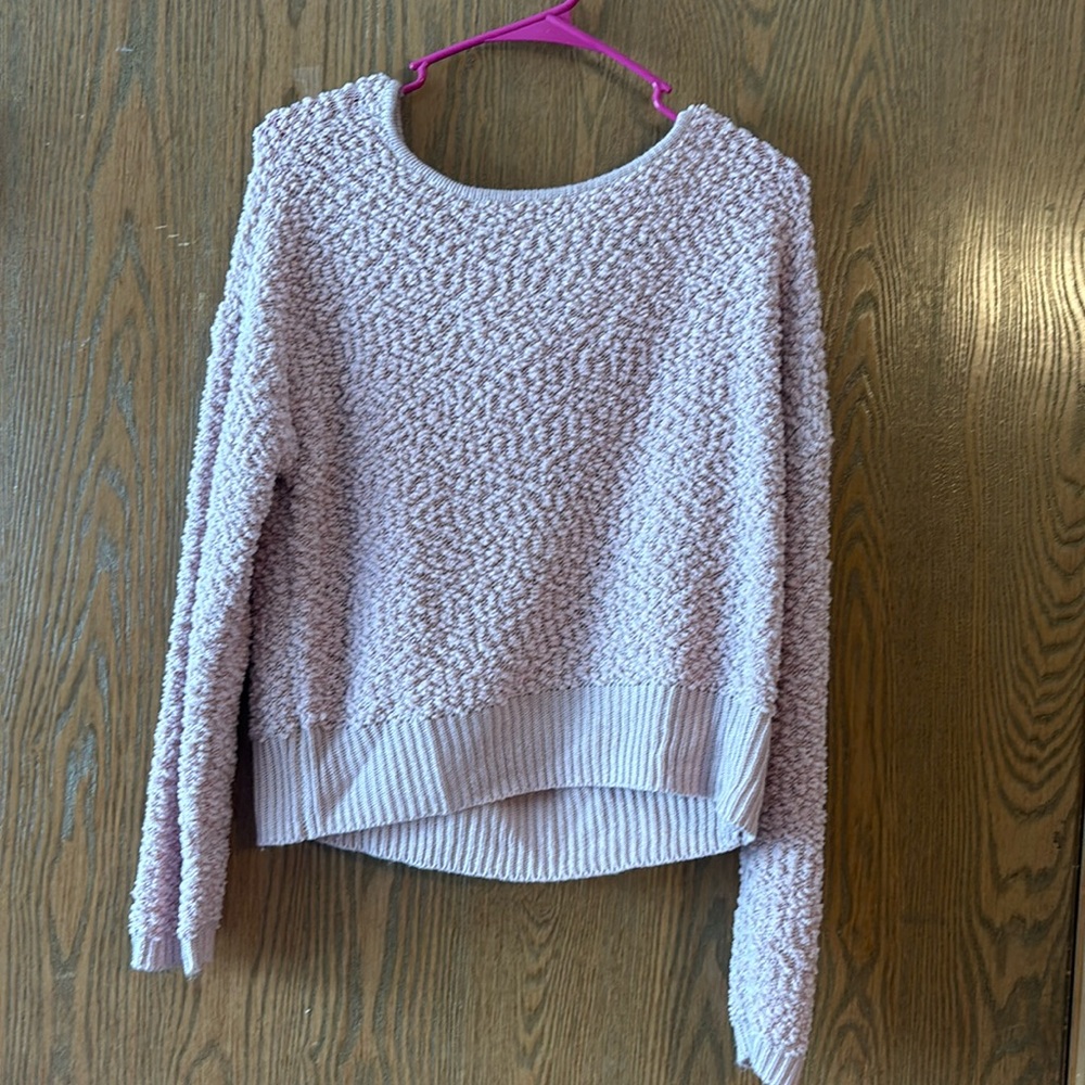 NWOT Jolie &Joy Blush sweater Size (L)